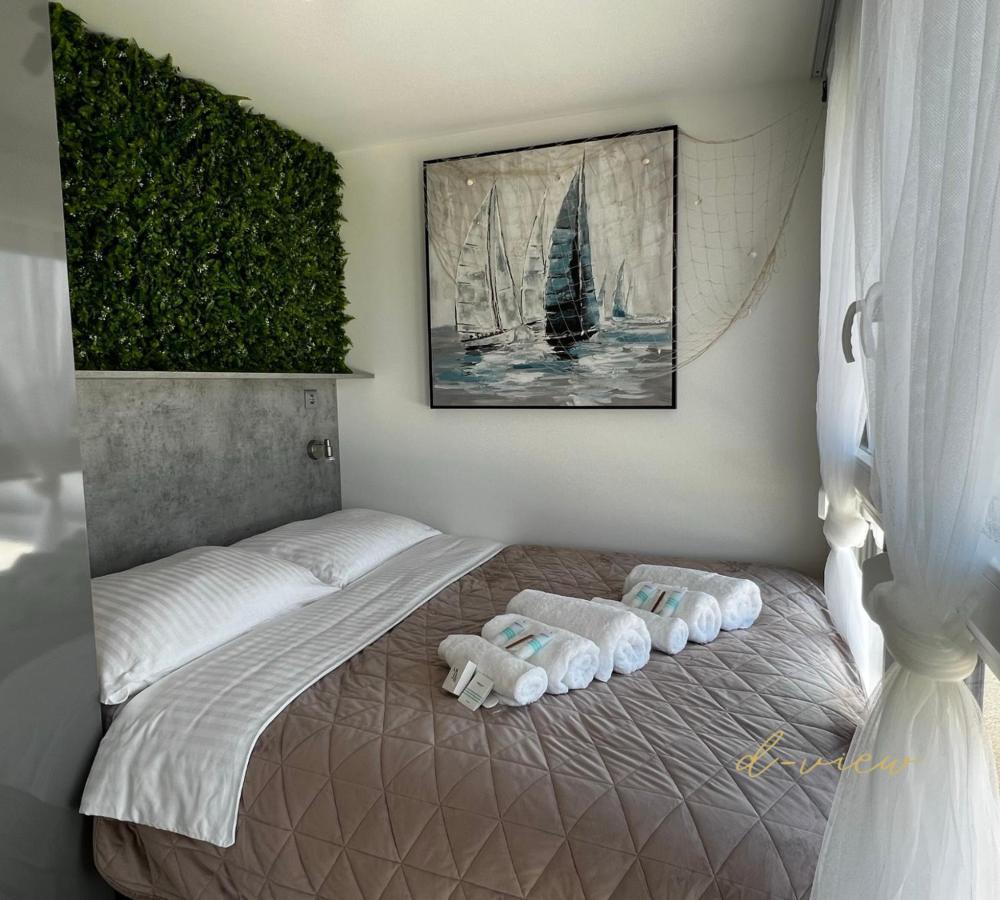 D-View Premium Mobile Home - Panoramic Seaview - 150 M From Beach, Free Parking Drage Buitenkant foto