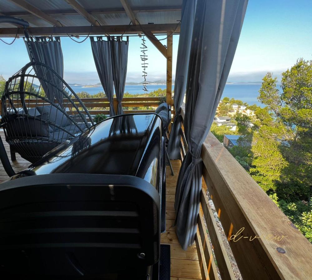 D-View Premium Mobile Home - Panoramic Seaview - 150 M From Beach, Free Parking Drage Buitenkant foto