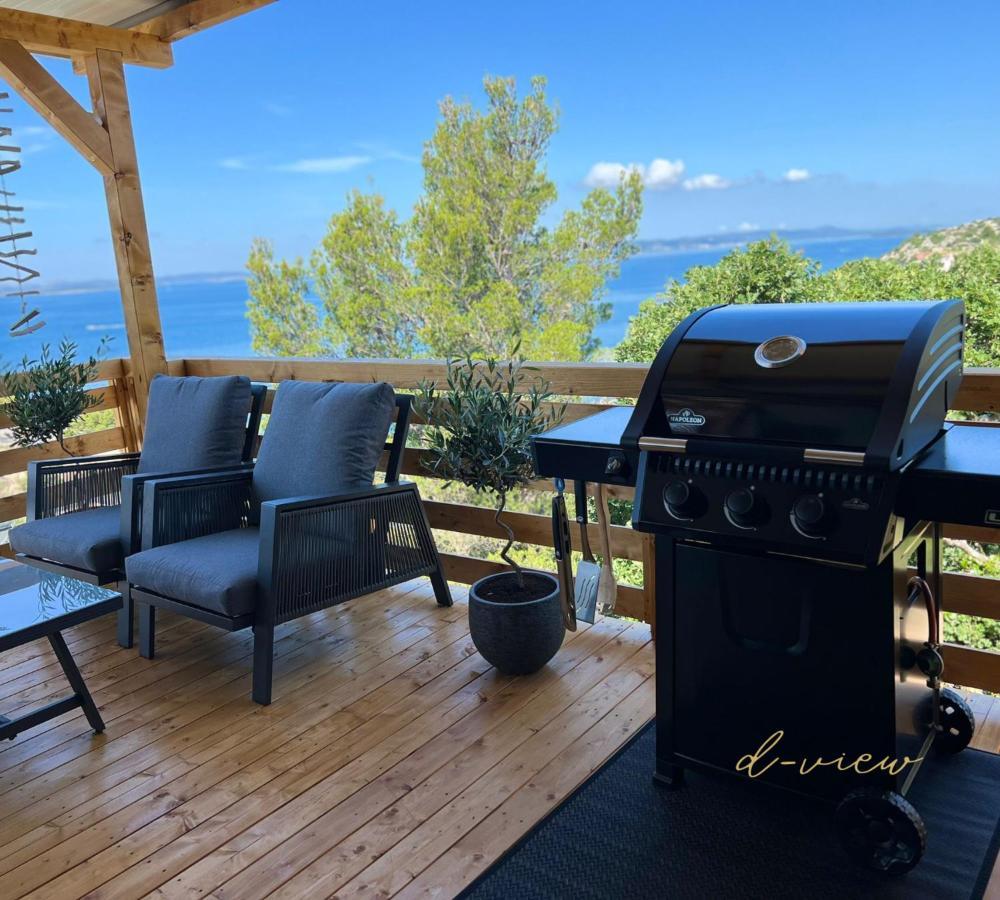 D-View Premium Mobile Home - Panoramic Seaview - 150 M From Beach, Free Parking Drage Buitenkant foto