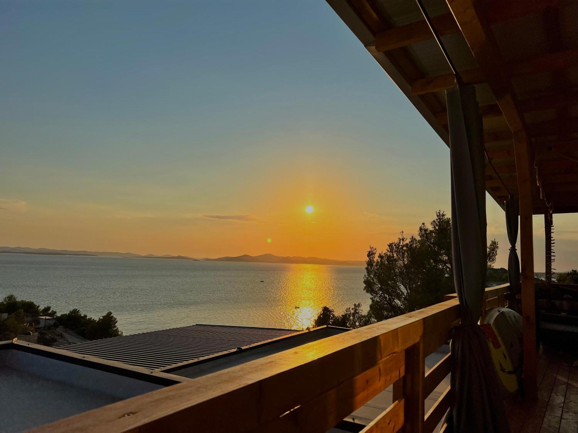 D-View Premium Mobile Home - Panoramic Seaview - 150 M From Beach, Free Parking Drage Buitenkant foto