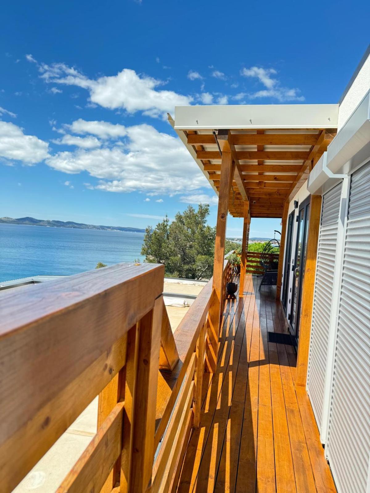 D-View Premium Mobile Home - Panoramic Seaview - 150 M From Beach, Free Parking Drage Buitenkant foto