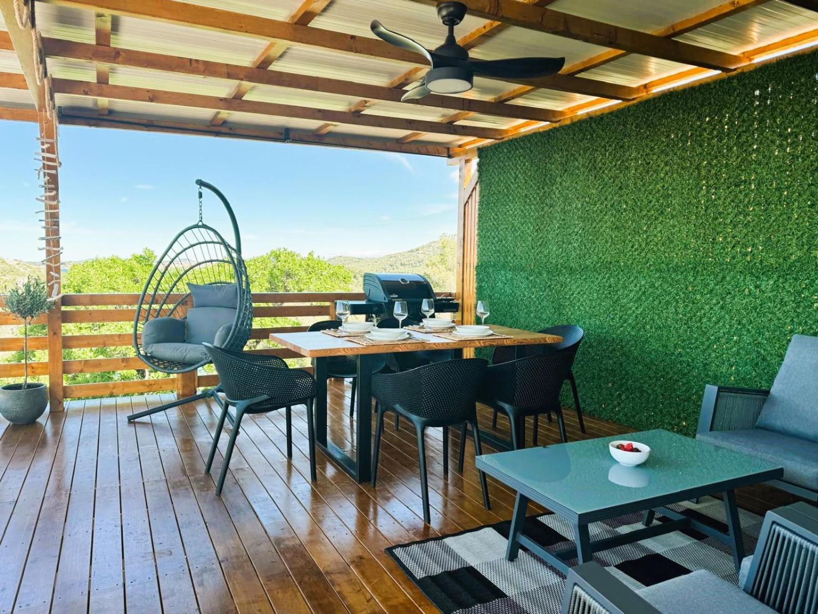 D-View Premium Mobile Home - Panoramic Seaview - 150 M From Beach, Free Parking Drage Buitenkant foto